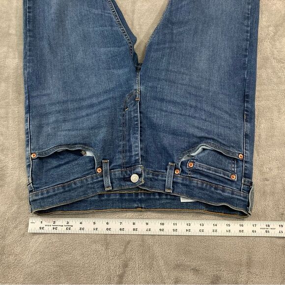 Levi’s Men’s 34x32 502 Taper Jeans Blue Denim Regular Fit Stretch Casual - Picture 11 of 13